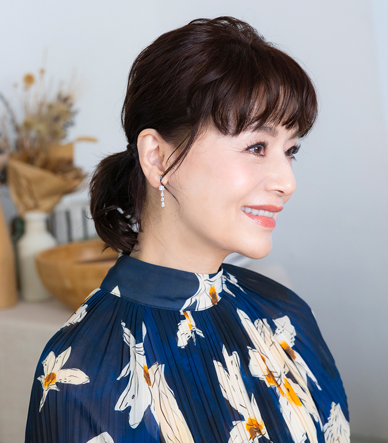 大地真央さん（撮影／田中智久）