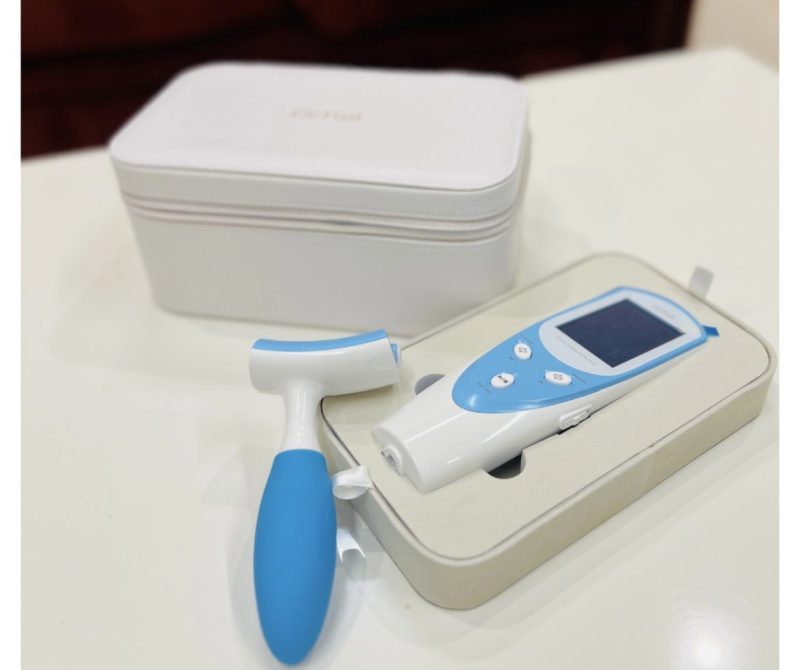 クリニックでは膣の締まり具合を測定し、骨盤底筋の状態がわかる『膣圧測定』を受けることができる。1回5500円。