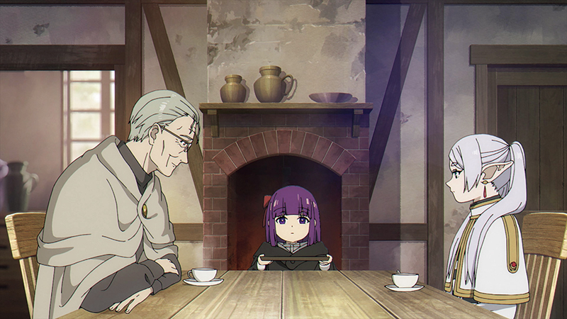 戦災孤児だったフェルンはハイターに育てられた（C）山田鐘人・アベツカサ／小学館／「葬送のフリーレン」製作委員会