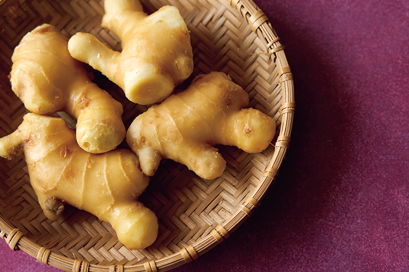 辛味成分に血行促進や抗酸化作用があるしょうが