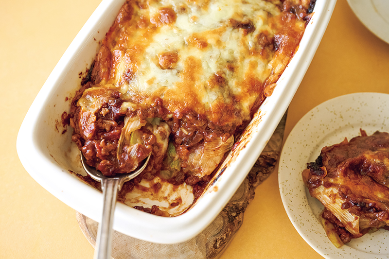 「ねぎのラザニア風」