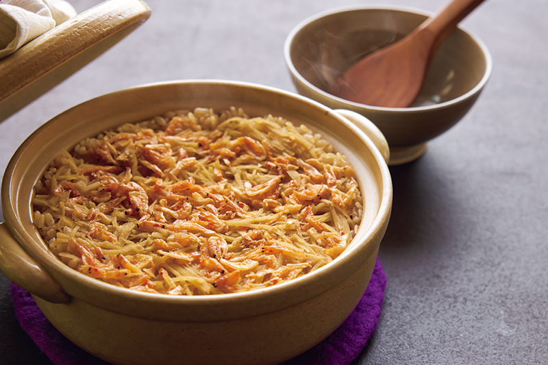「しょうがと桜えびのご飯」