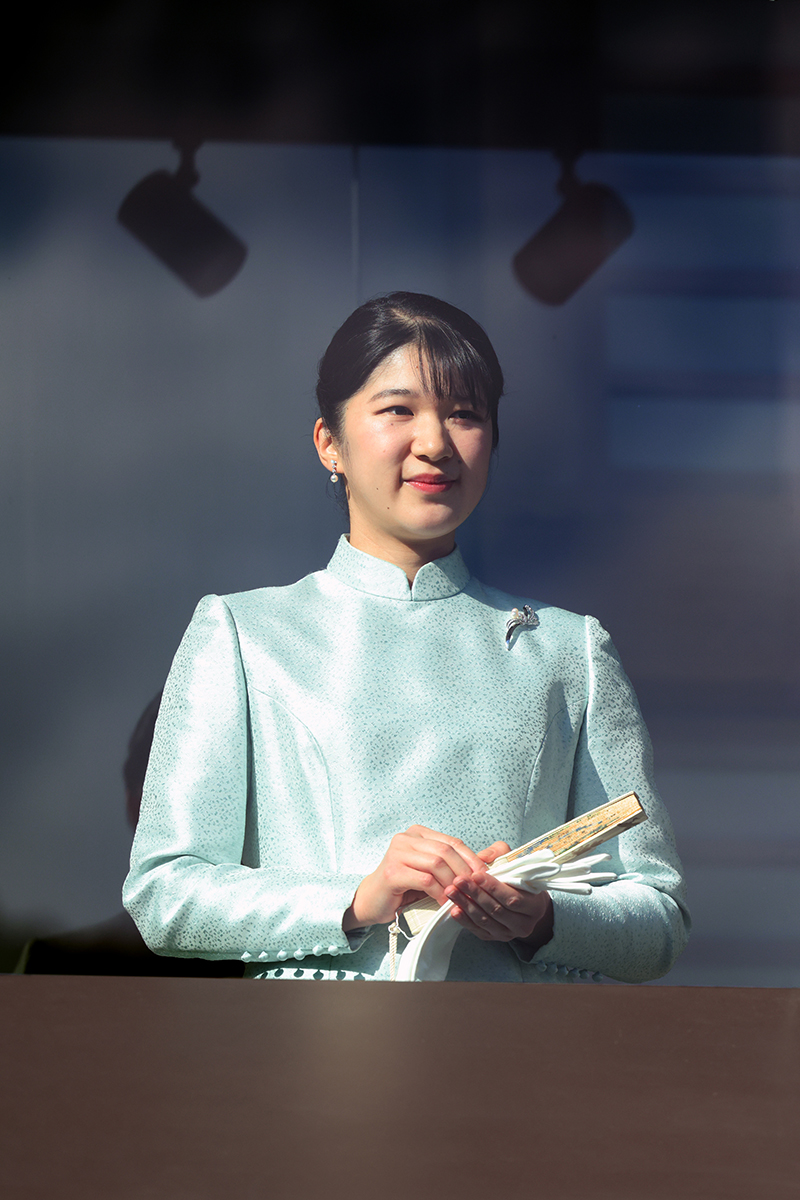 新年一般参賀に出席された愛子さま（2026年1月、東京・千代田区。撮影／黒石あみ）