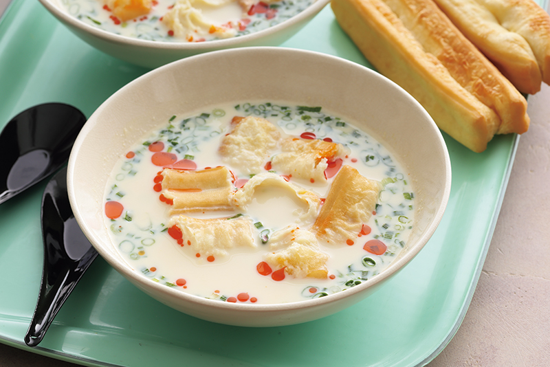 台湾料理の「鹹豆漿（シェントウジャン）」