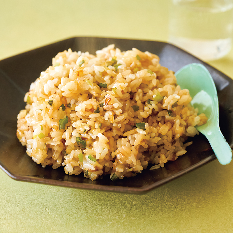 「焦がしねぎのチャーハン」