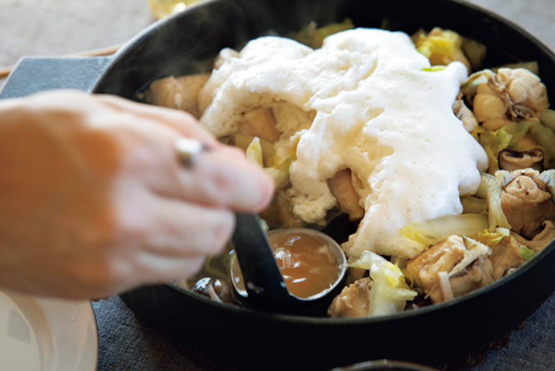 メレンゲ長いもは加熱することで、よりふわふわに