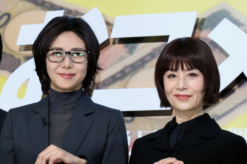 初共演となる松嶋（左）と大地