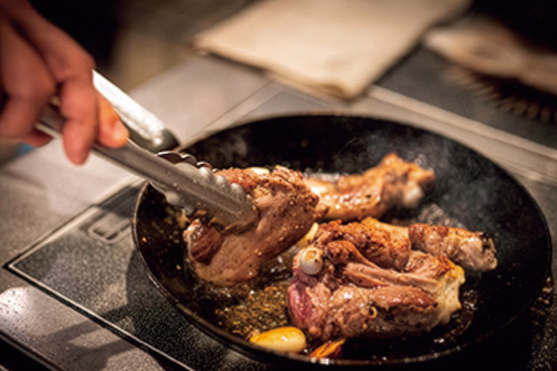 素材の力を引き出して調理