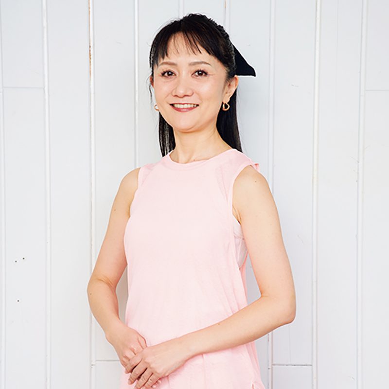 ピラティストレーナー・TOMOKOさん（撮影／北原千恵美）
