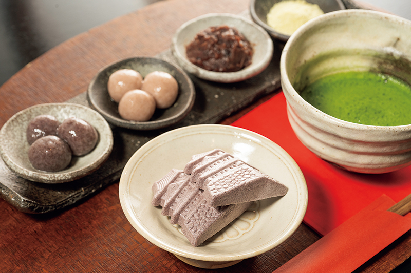 「古代米の白玉もちセット」（1500円）