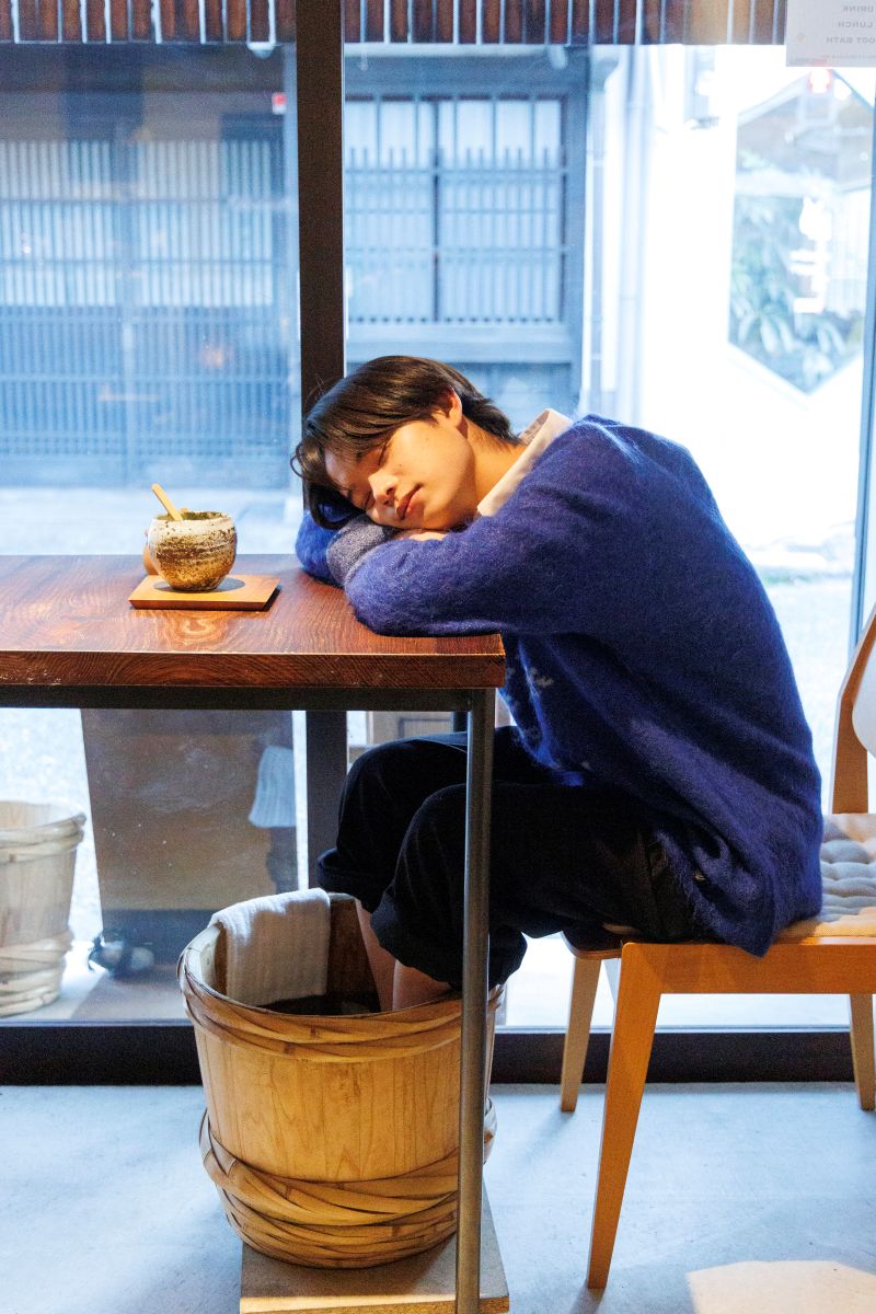 「気持ちよくて寝ちゃいそう････」（黒川さん）