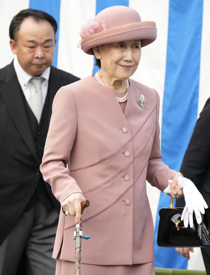 秋の園遊会に参加された華子さま。（2025年10月、写真／JMPA）