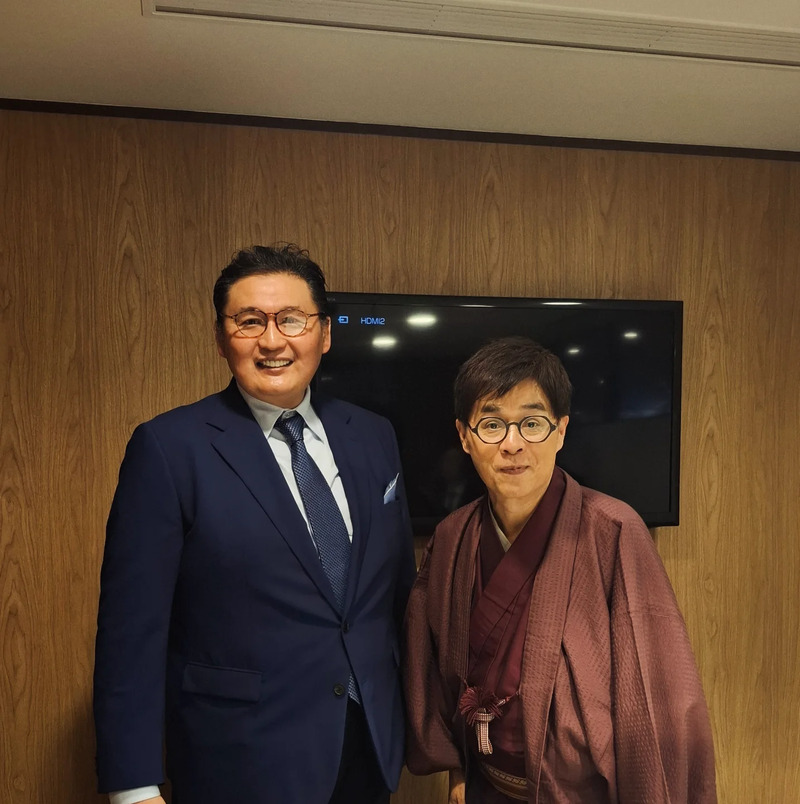 立川志らくと貴乃花（インスタグラムより）