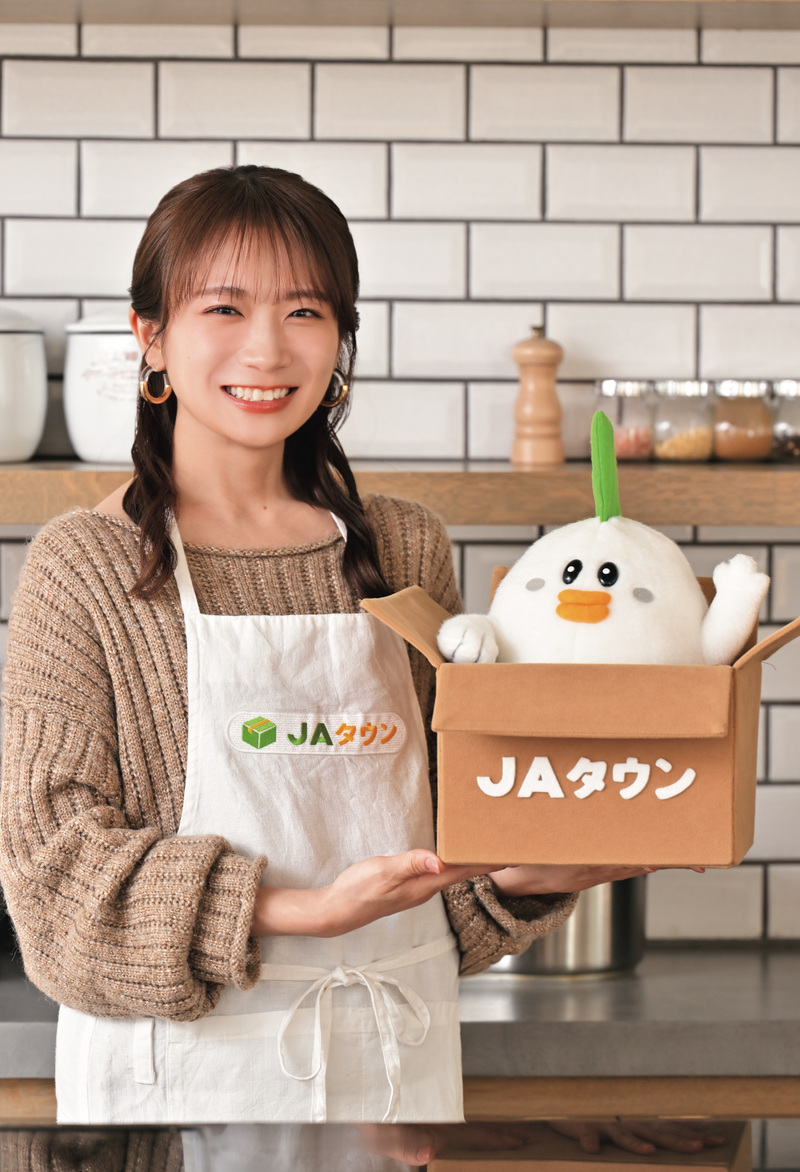 イメージキャラクター・じぇー太と一緒に旬のおいしさをお伝えします！