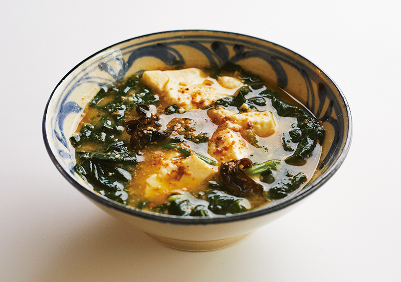 「豆腐のごまみそスープ」