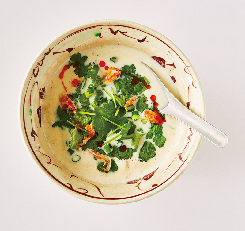 「台湾風豆乳スープ」