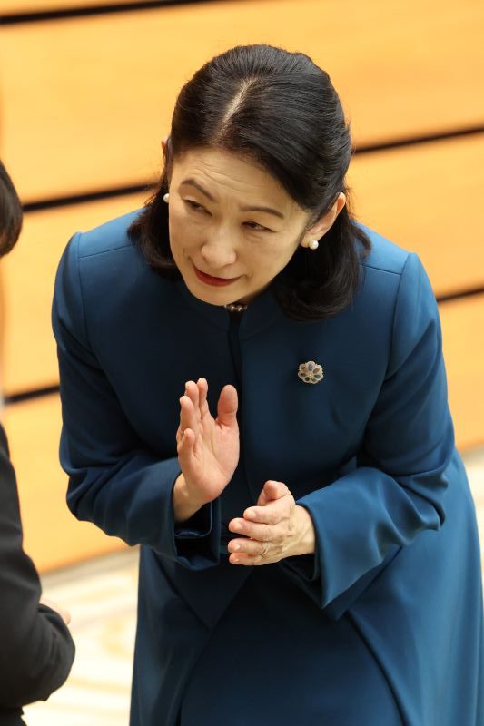 手振りを交えて話されるシーンも。（2026年2月、写真／JMPA）