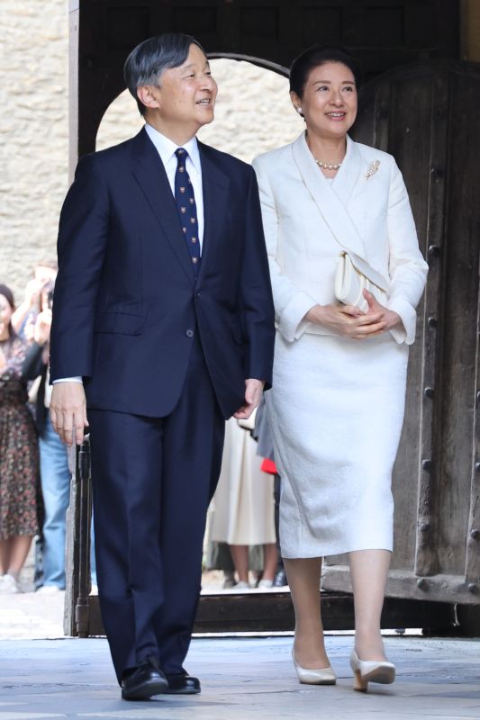 オックスフォード大学を訪問された日の雅子さま。ショールカラーがよく似合っている。（2024年6月、写真／代表取材）