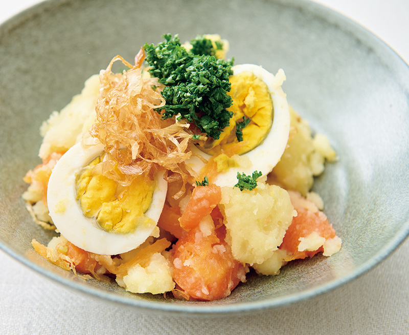 「ねぎ油香るポテトサラダ」