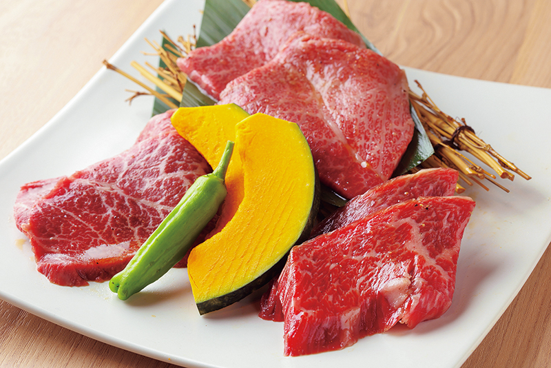 『古太郎 和牛赤肉盛り合わせ』（3580円）（撮影／菅井淳子）