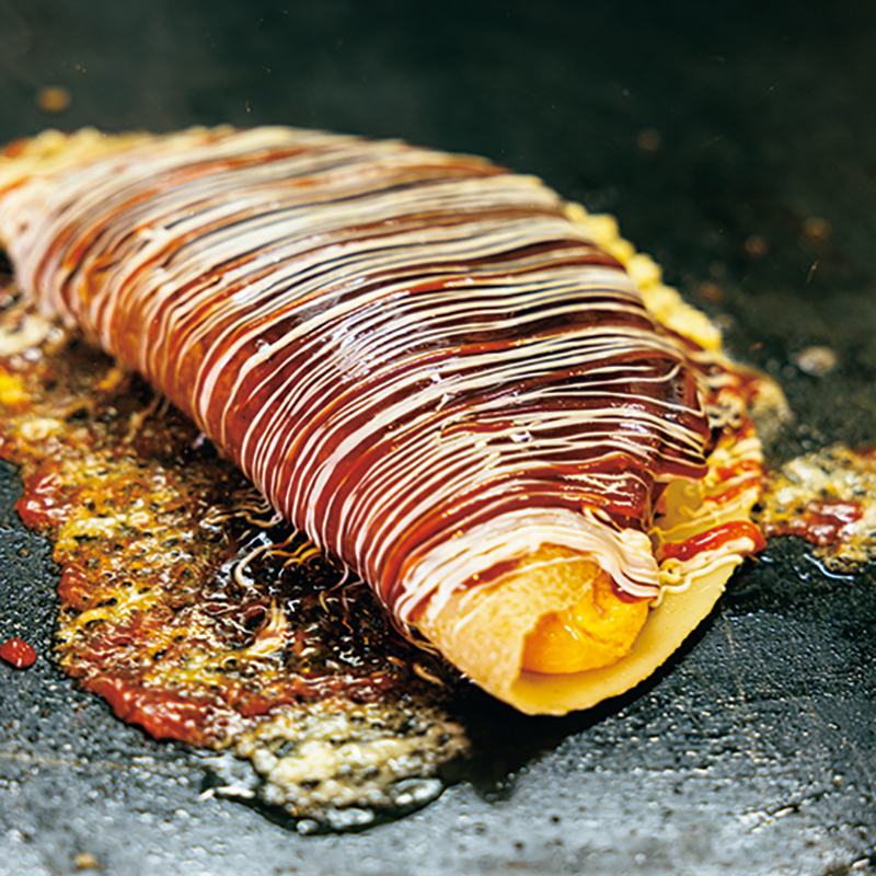 ふんわり卵が美味。とん平焼きもぜひ！