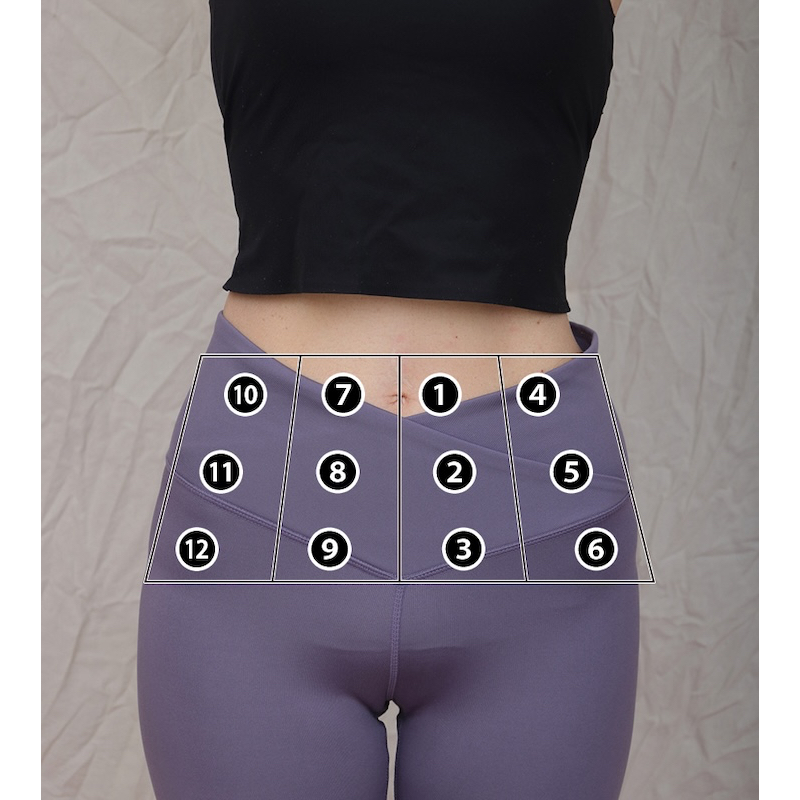 【1】から順につまんでいく