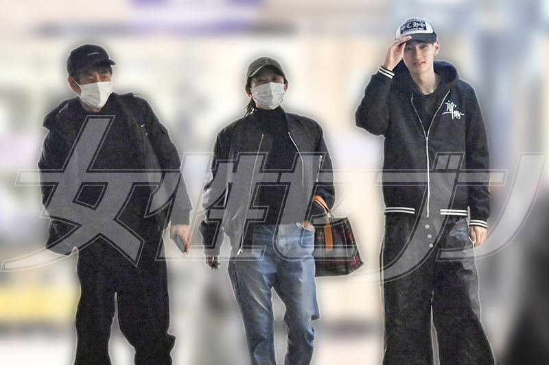 食事を楽しんだ市村一家（2026年2月）