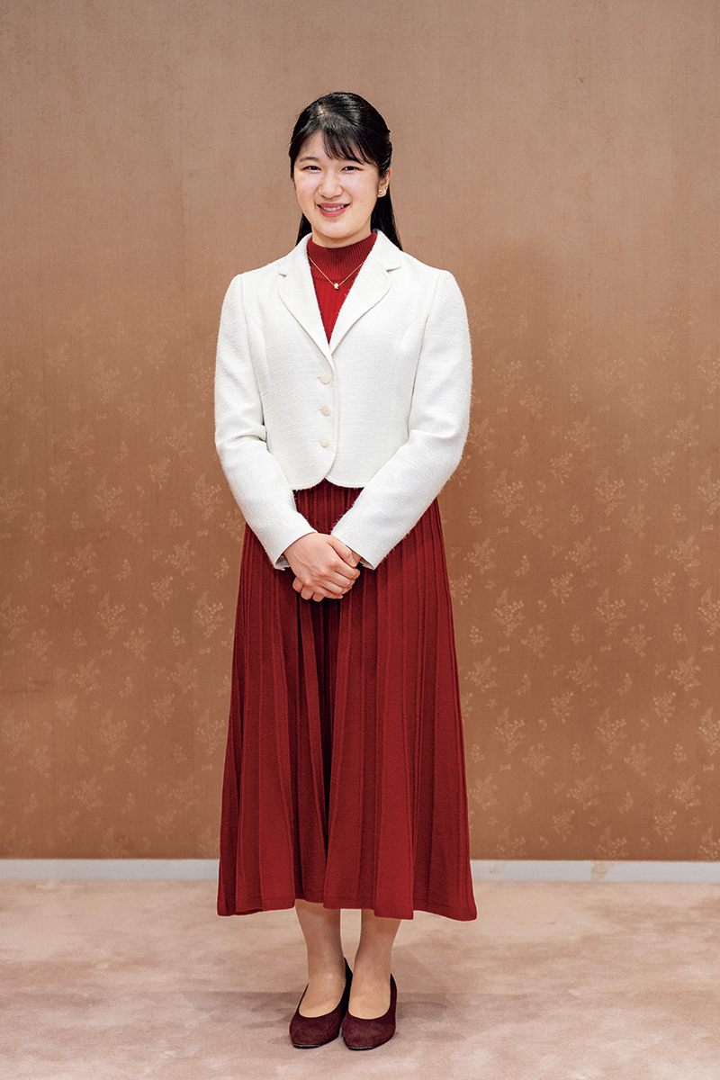 2023年12月愛子さま22才のバースデーショット（写真／宮内庁提供）