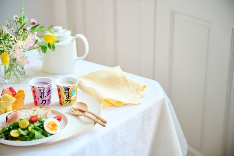 朝食で健康チャージ。