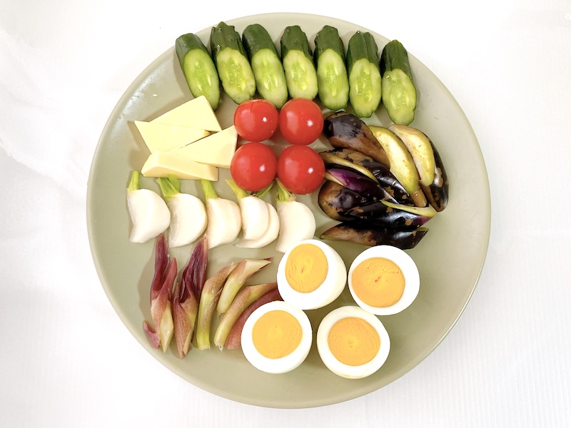 今回の一番のヒットは、みょうが。チーズやゆで卵など意外な食材でも美味しく仕上がります