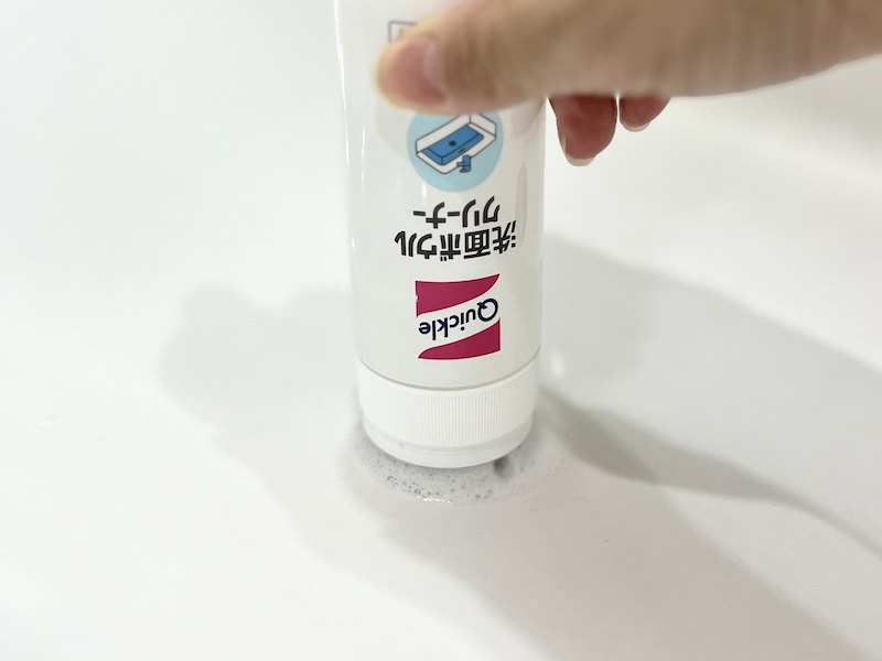 3回ほどしっかりプッシュすると泡立ってくる