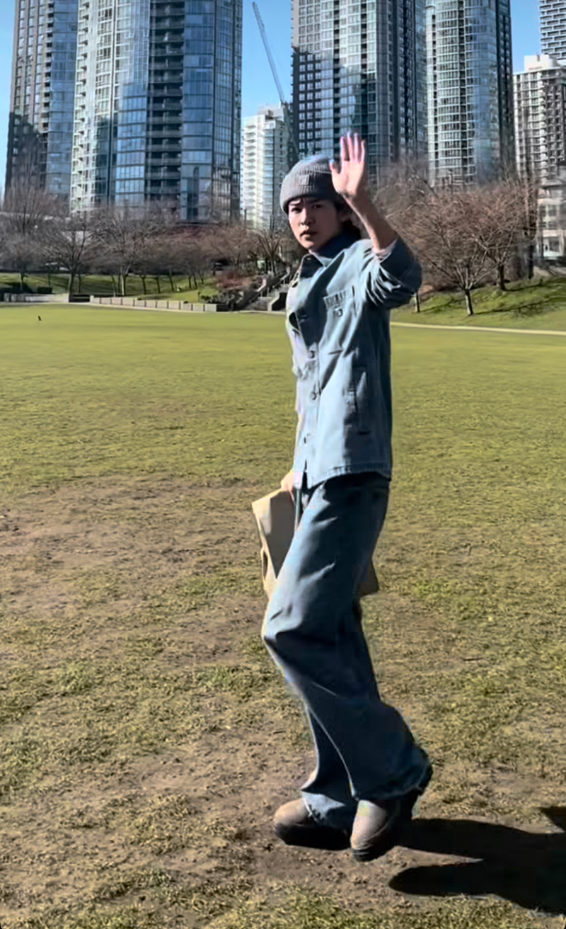 “彼氏感”あふれる動画でファンを喜ばせた（目黒のインスタグラムより）