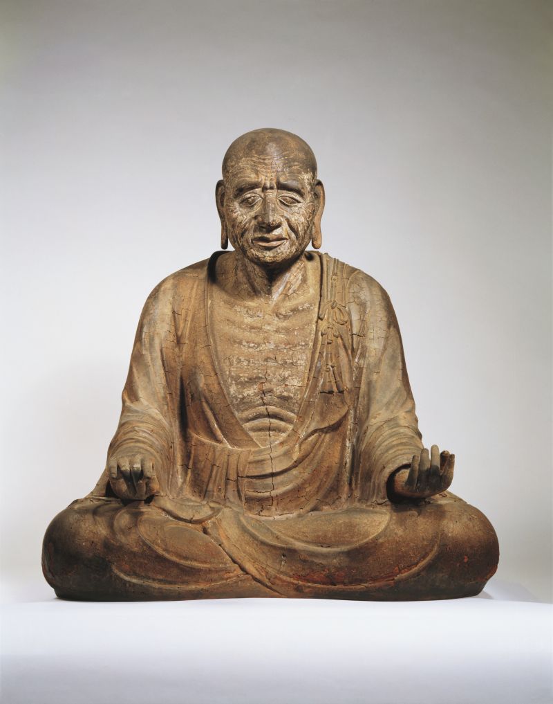 国宝「開祖 義淵僧正座像」（所蔵：奈良 岡寺／画像提供：奈良国立博物館）