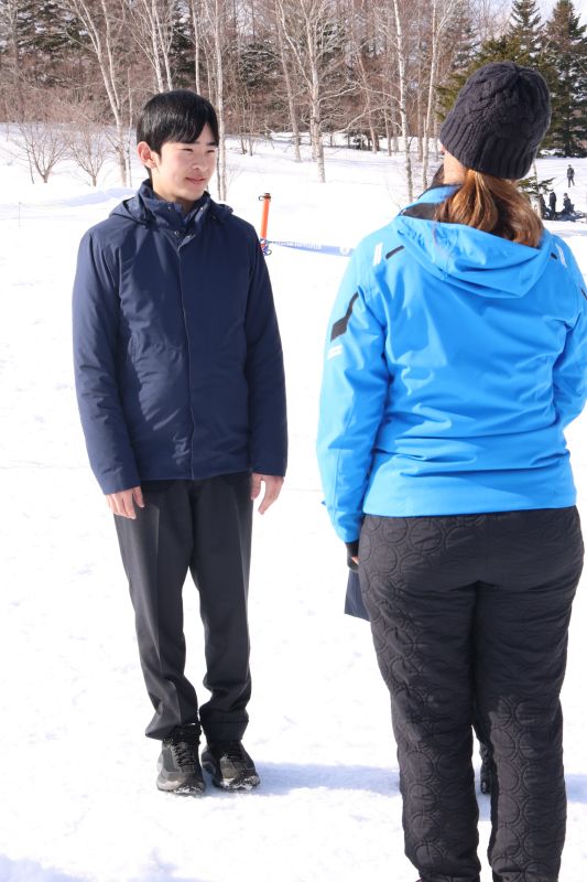 爽やかな笑顔。（2026年3月、写真／JMPA）