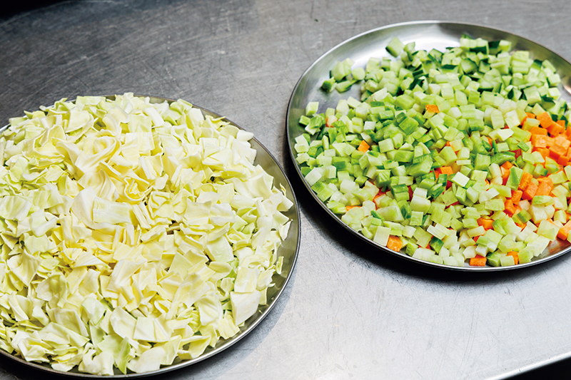 野菜は余ったものでOK