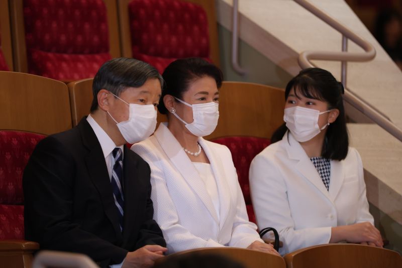 天皇ご一家揃って演奏会に出席。（2023年8月、写真／JMPA）