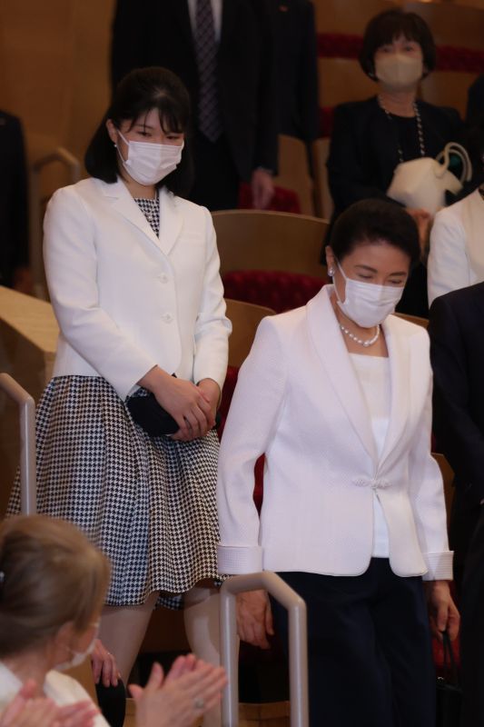 このときも髪が短い。（2023年8月、写真／JMPA）