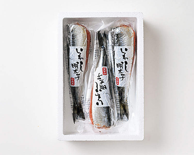 「いわし明太子」のパッケージ