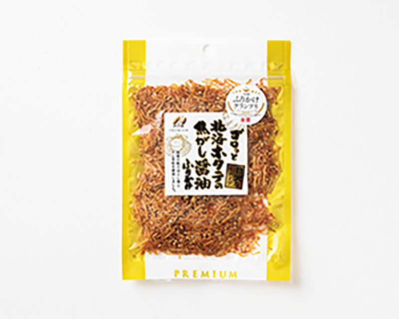 「ゴロっと北海ホタテの焦がし醤油ふりかけ」のパッケージ