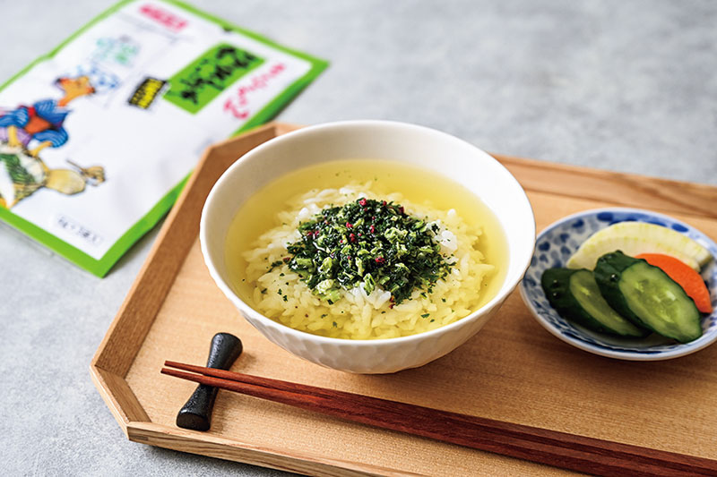 「野沢菜茶漬」（1パック10袋入＜1袋に3小袋入＞/2376円）