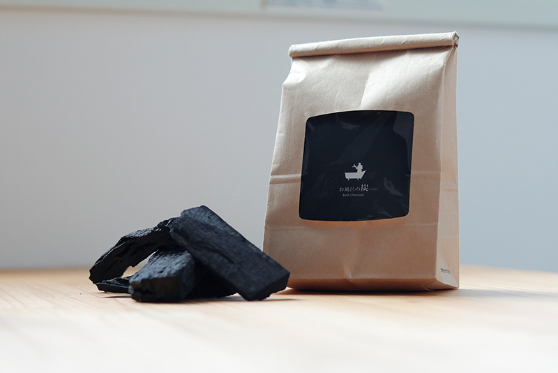 「お風呂の炭」