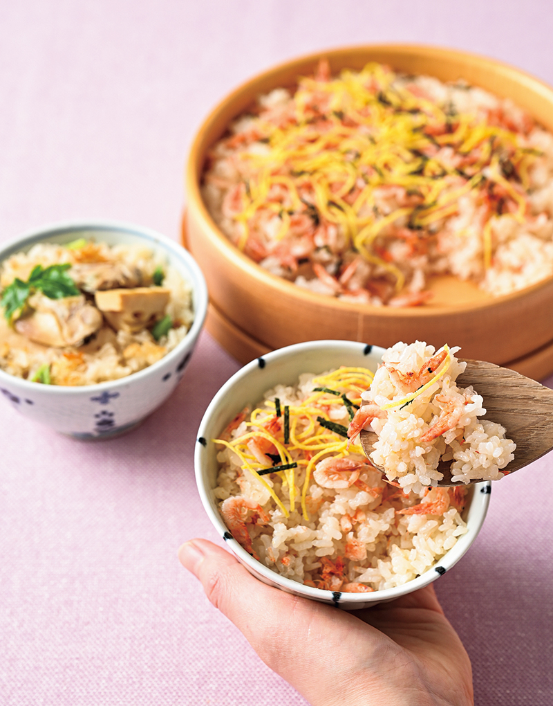 「伊勢せきや」蛤と筍の炊き込みごはん・桜えびごはんの素 詰め合わせ（撮影／田中宏幸）