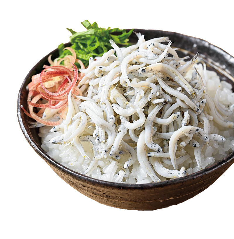 「山利」金印 特上釜あげしらす（木箱入り）（撮影／田中宏幸）