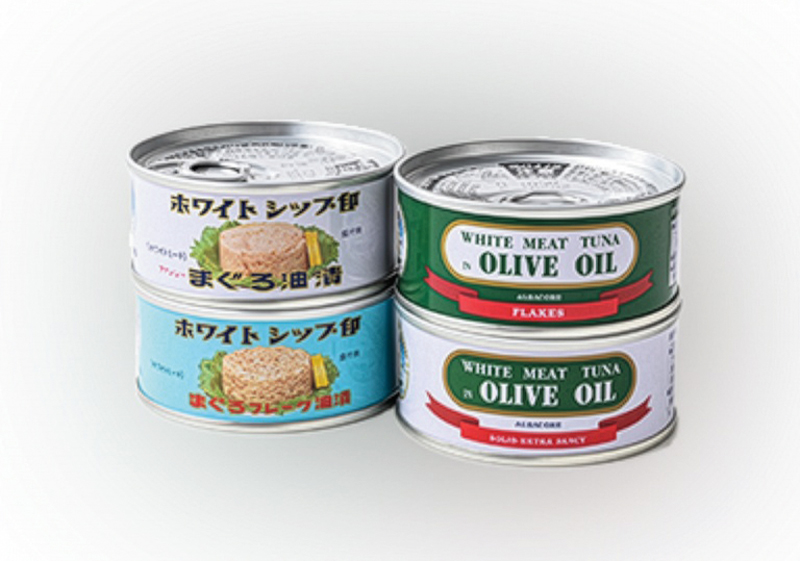 「由比缶詰所」4種のツナ缶 小型缶セット（撮影／田中宏幸）