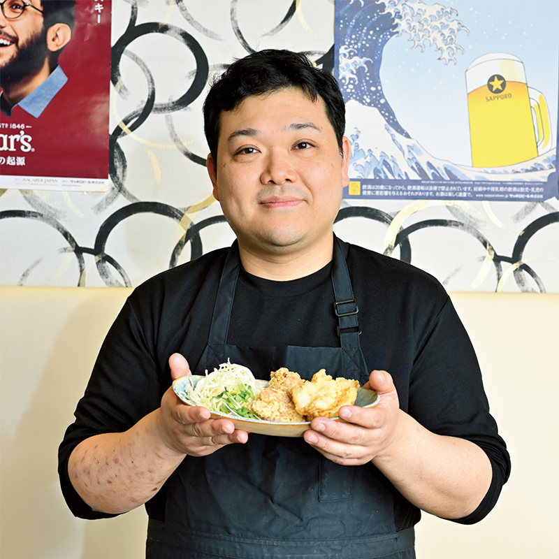 「からあげ食堂 房総家」マネージャー・國分真彦さん「2つの味をぜひ食べ比べてください」