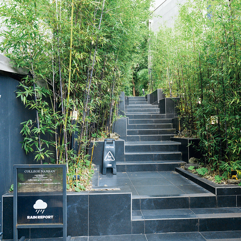 「RAIN REPORT経理団」の入り口