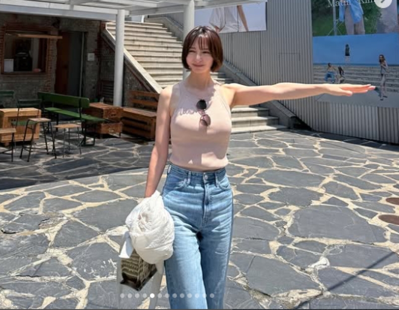 美しさもキープ（篠田のInstagramより）