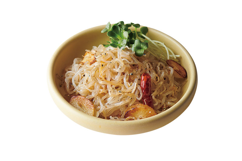 「しらたきとじゃこのぺペロン炒め」