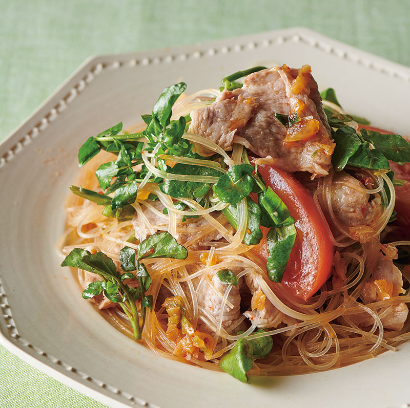 「はるさめの牛しゃぶ肉サラダ」