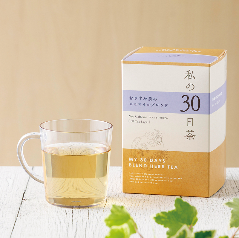 「私の30日茶 おやすみ前のカモマイルブレンド ティーバッグ（30個入り）」（2376円/生活の木）